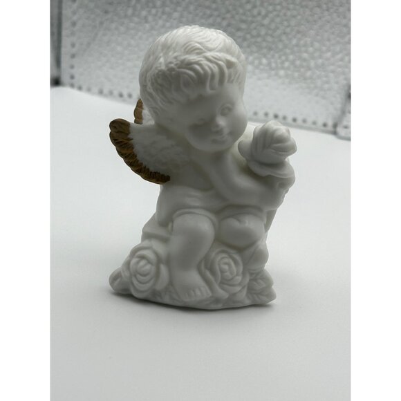 Set Of 2 Angel Figurines Cherub & Standing Angel Decorative Collectibles - Picture 12 of 15